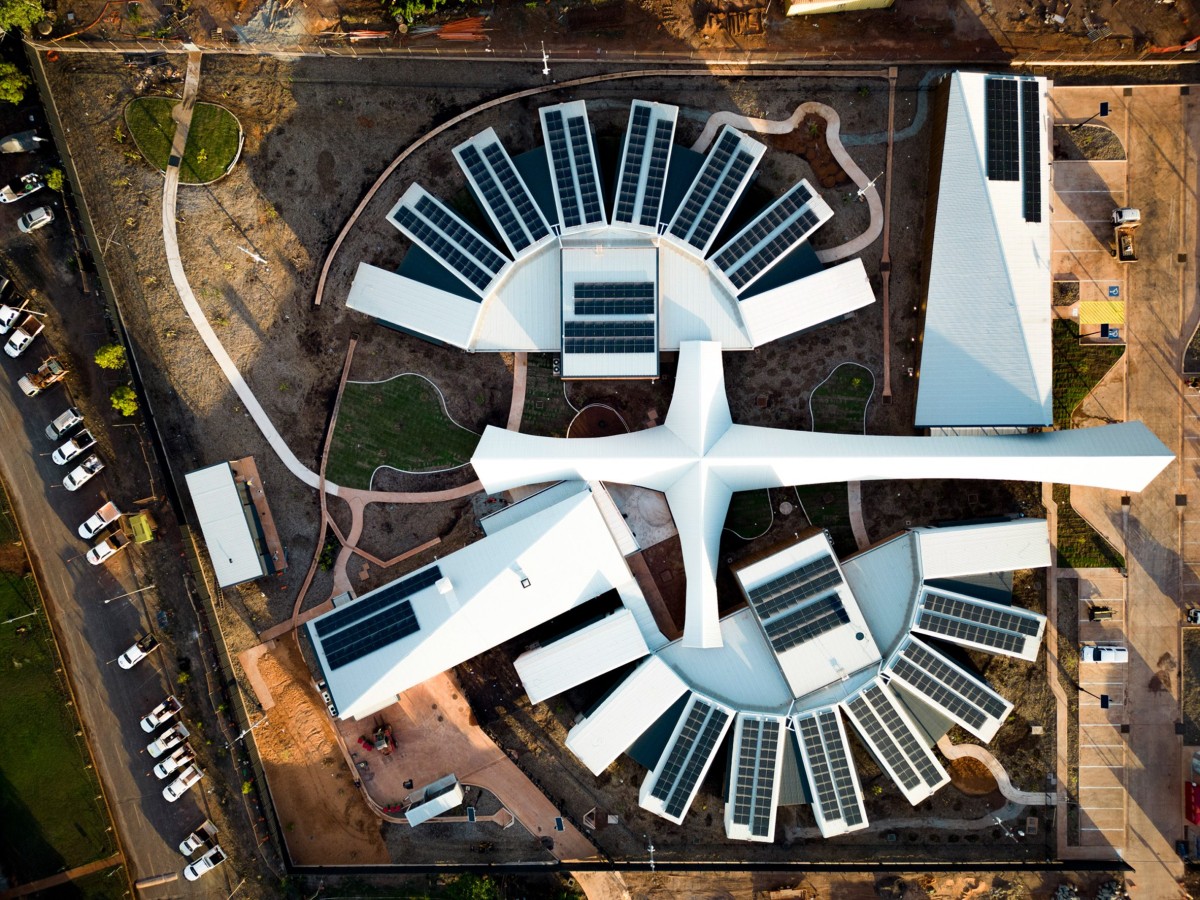 A sua forma é uma das características únicas.