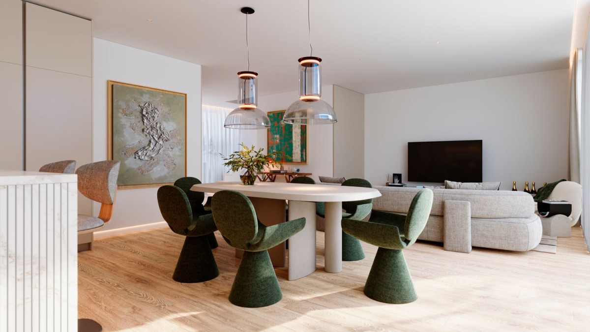 sala de estar de luxo