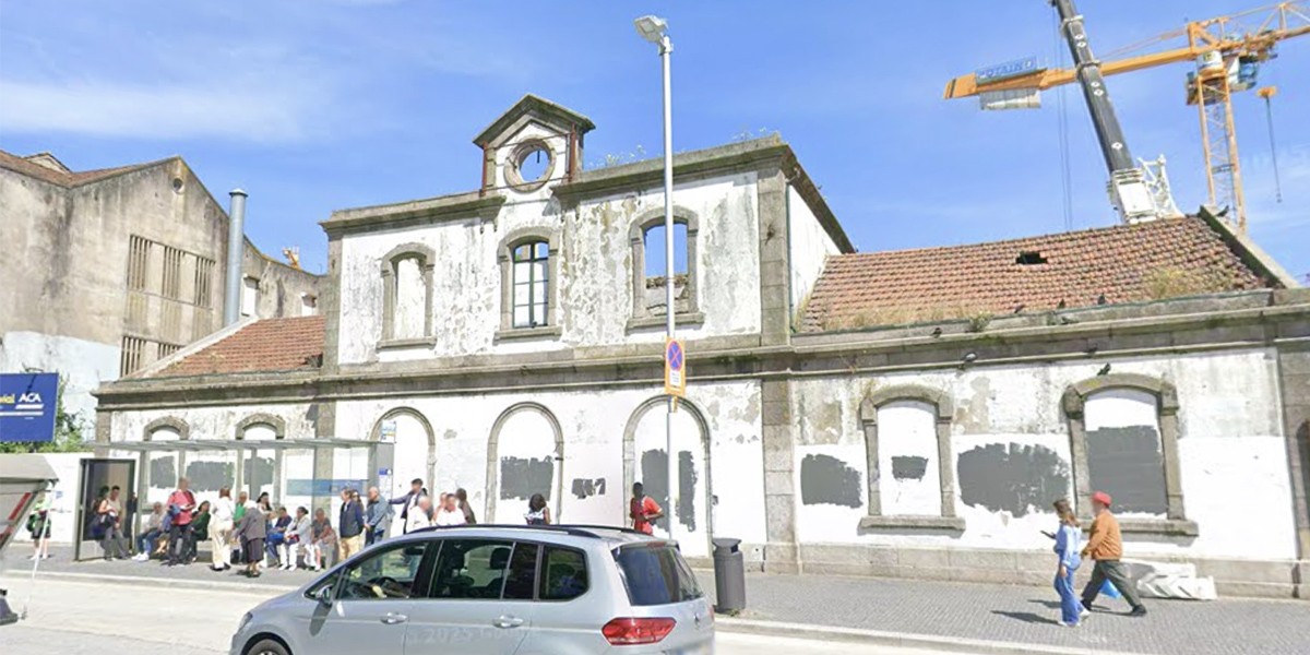 Antiga estação ferroviária no Porto