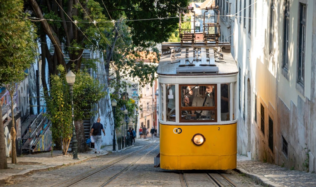 Le funiculaire Glória de Lisbonne