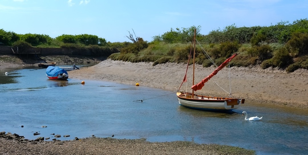 praia Burnham em Inglaterra