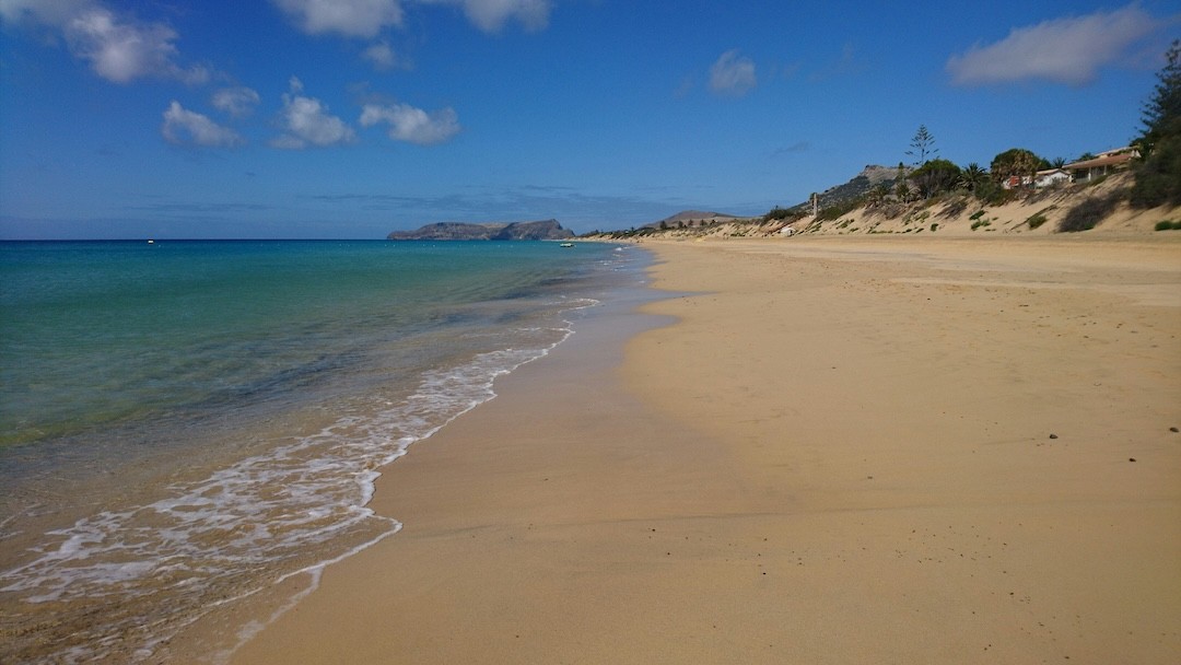 Praia no Porto Santo