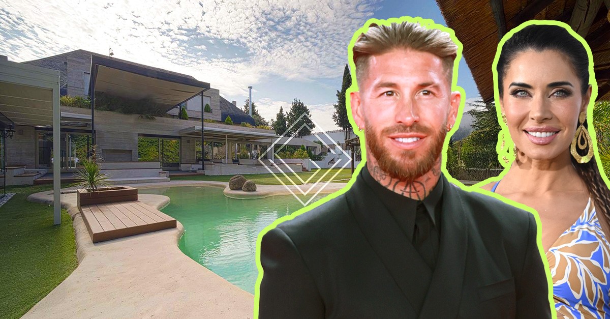 A mansão de Sergio Ramos e Pilar Rubio em La Moraleja, Madrid