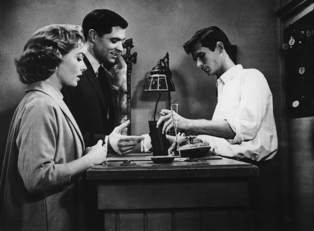 Vera Miles, John Gavin e Anthony Perkins