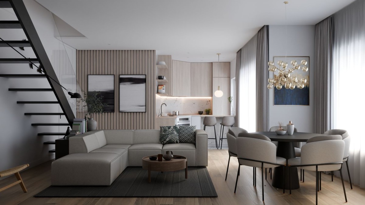 apartamento com sótão
