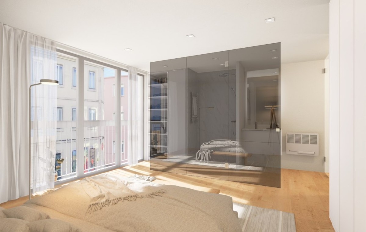 Edifício novo nas Amoreiras