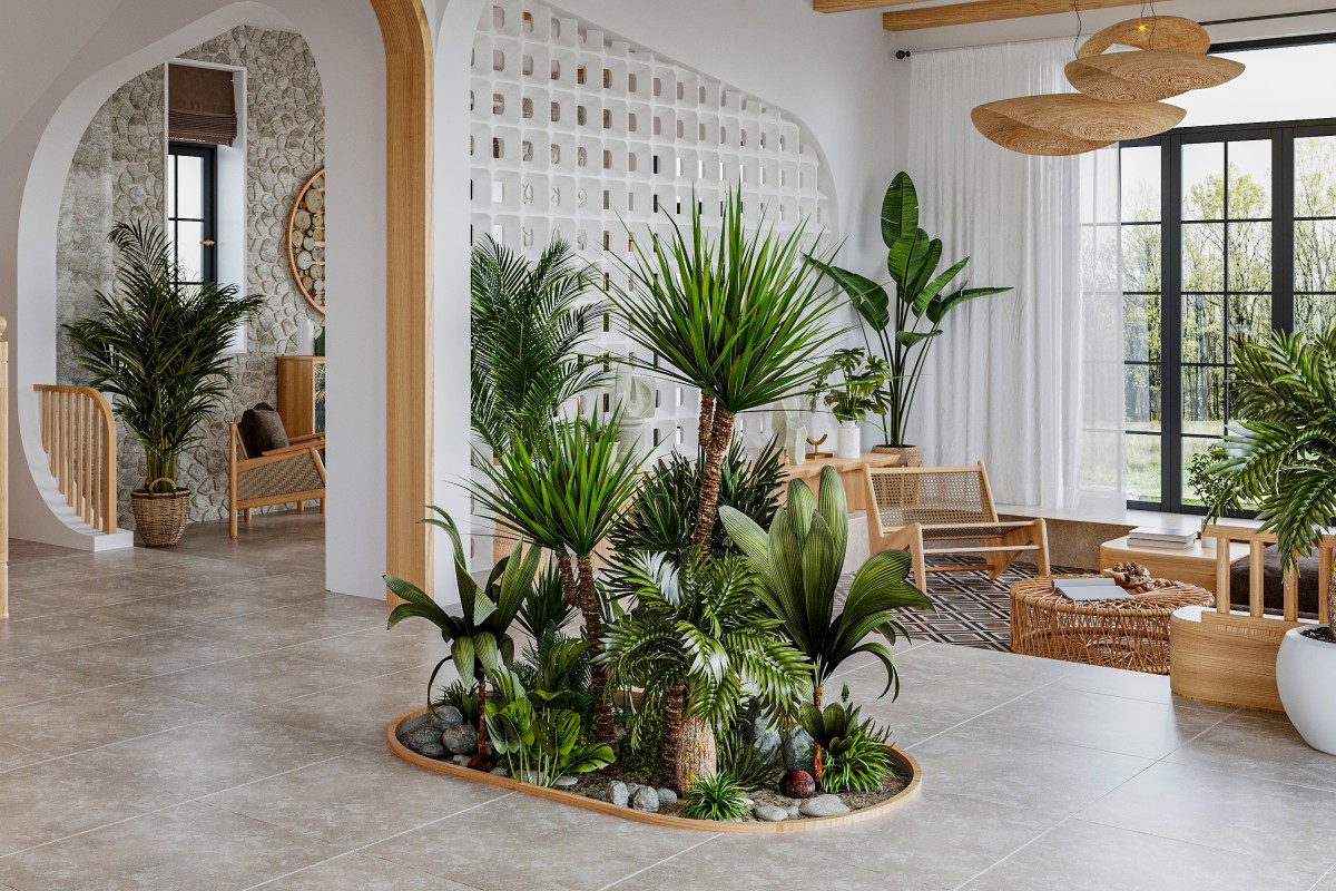 jardim interior