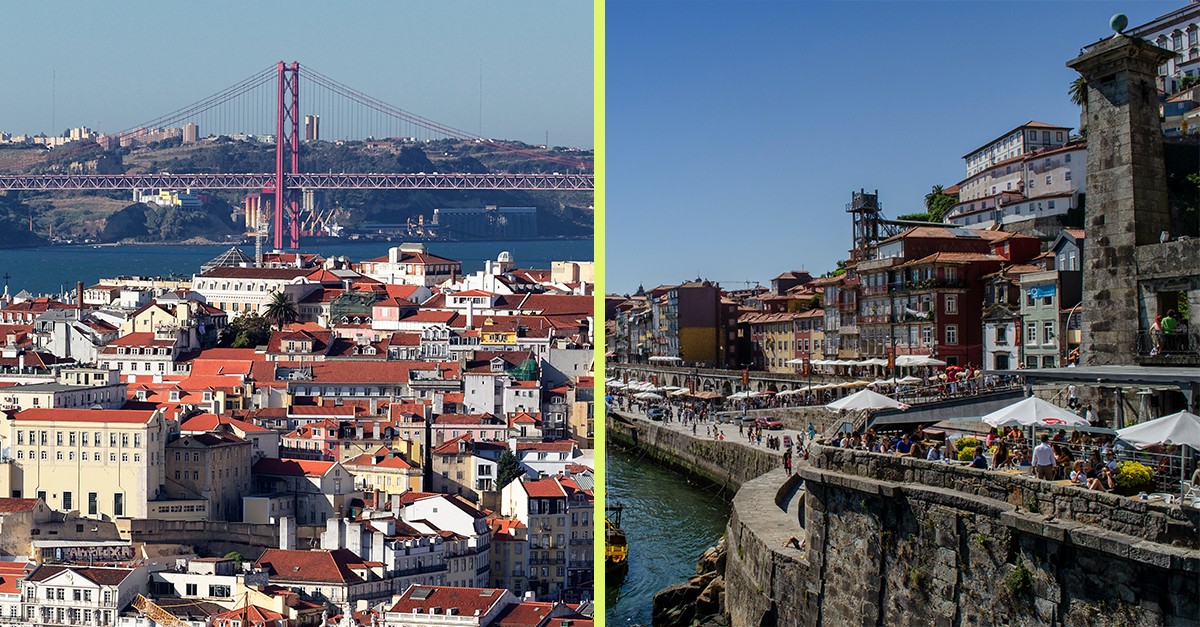 Casas em Lisboa e Porto