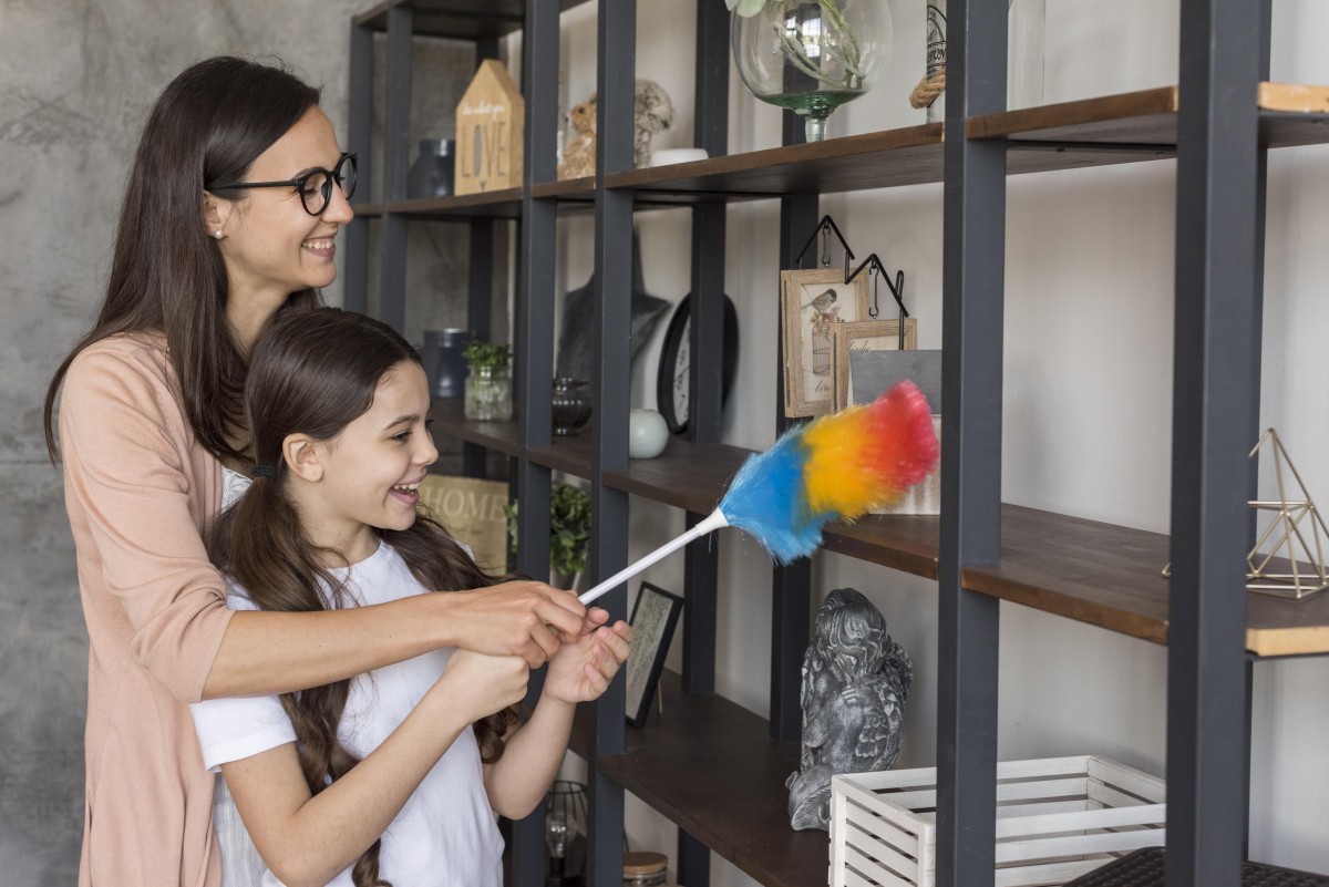 Tarefas domésticas para crianças e adolescentes