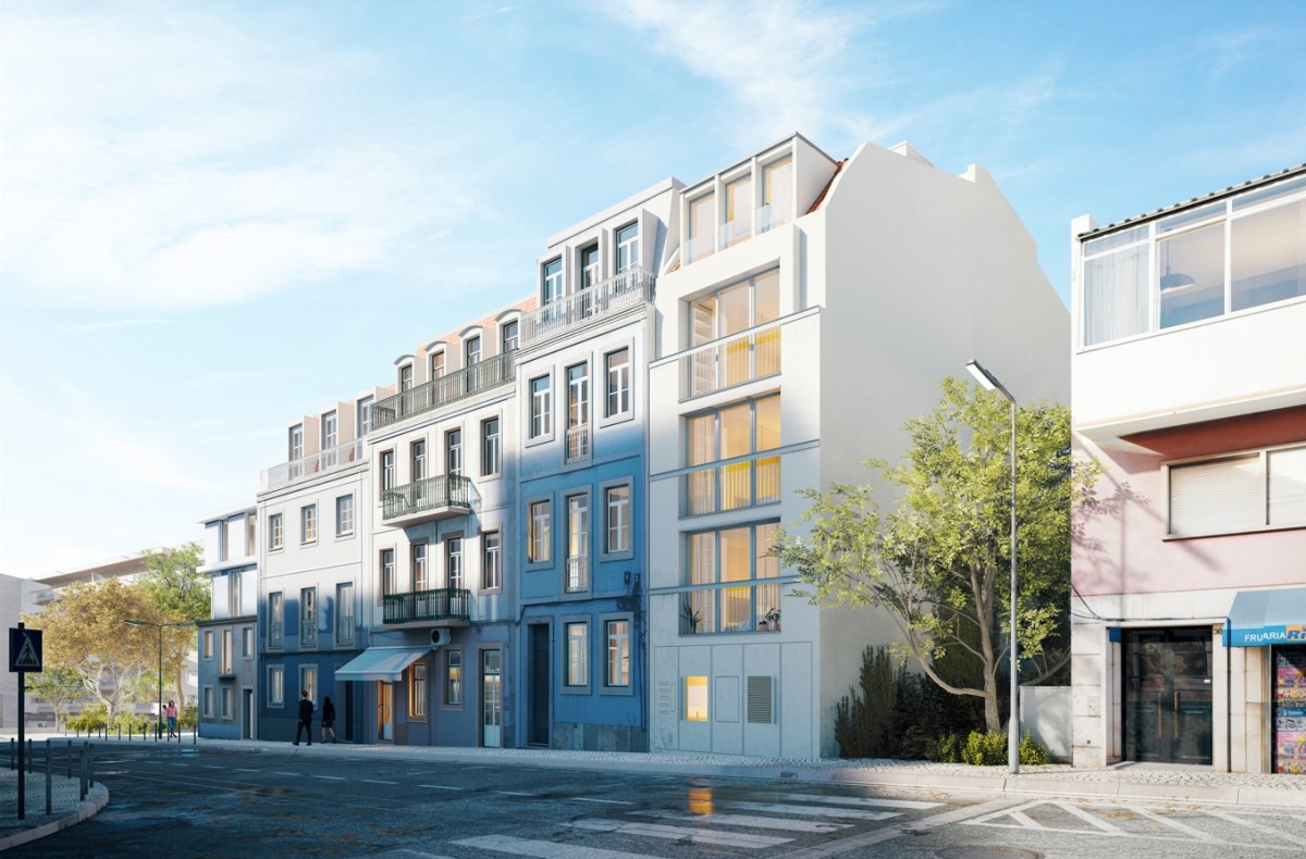 Edifício novo nas Amoreiras