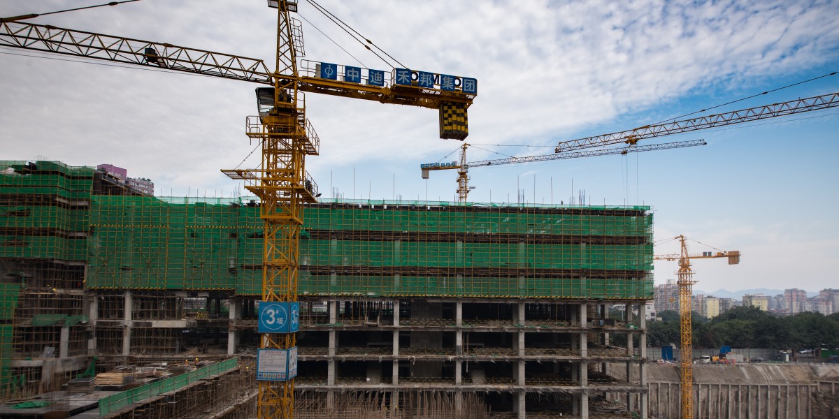 Prédios em construção