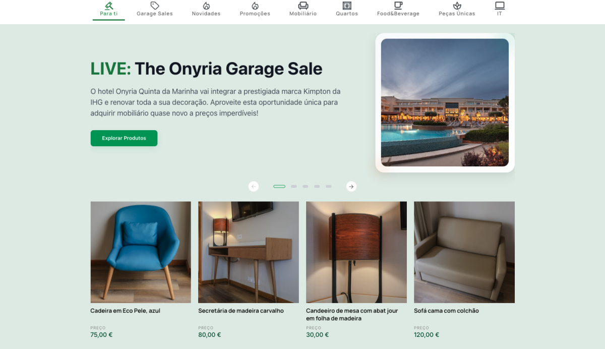 Second Serve Onyria Garage Sale