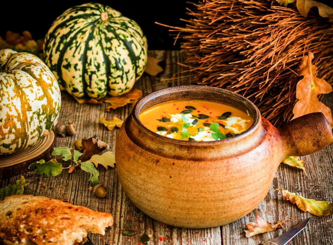 sopa de abóbora