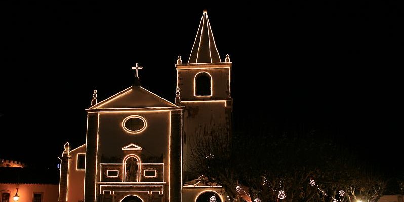 Christmas lights Obidos 2025