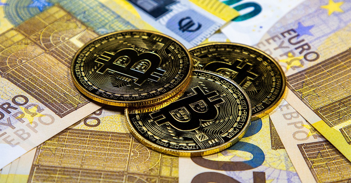 Criptomoedas e euros