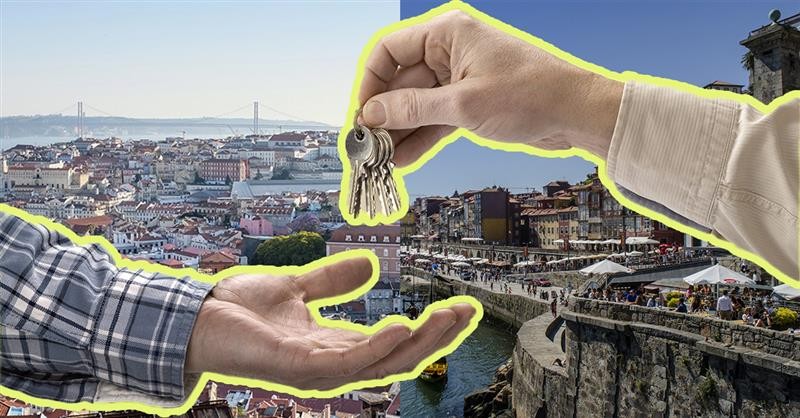 Precios de la vivienda en las zonas de Lisboa y Oporto