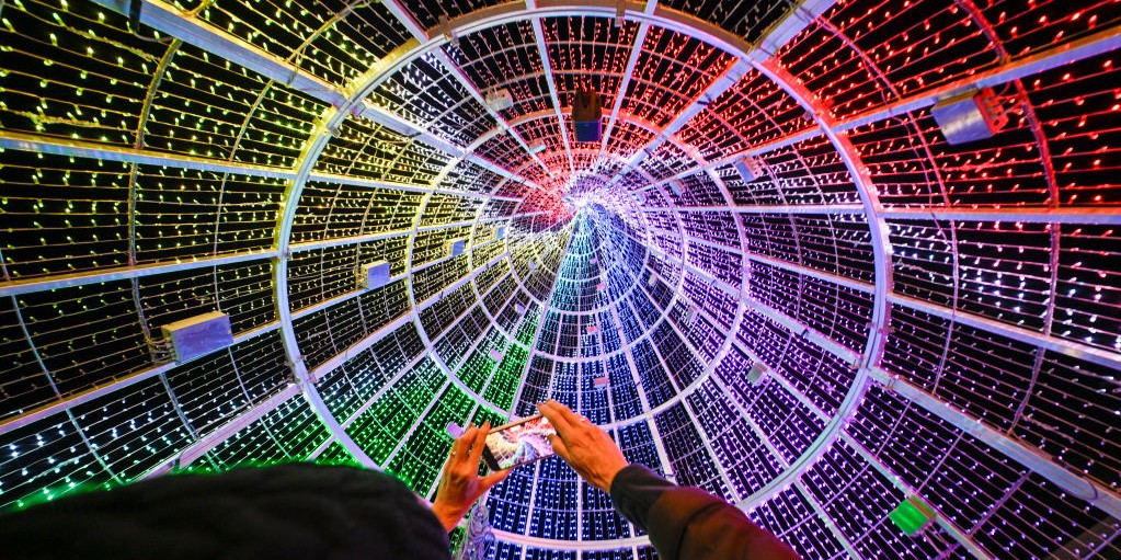 Christmas lights in Cascais 2025