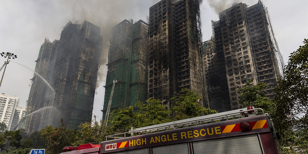 Incêndio em Hong Kong