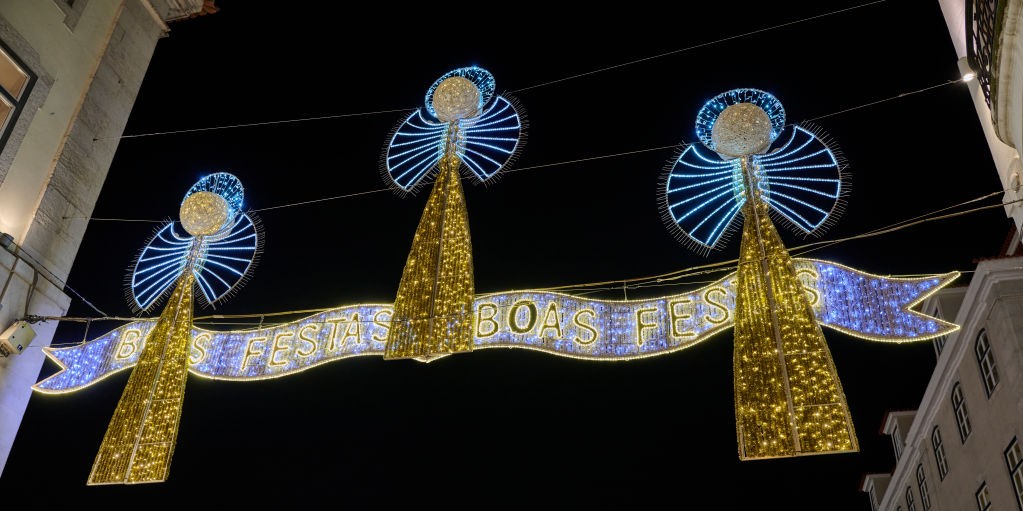 Luzes de Natal em Lisboa