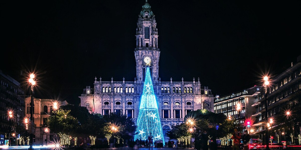 Luzes de Natal no Porto