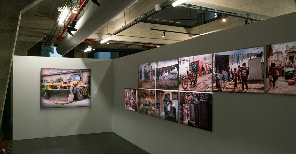 Parte das obras do idealista expostas