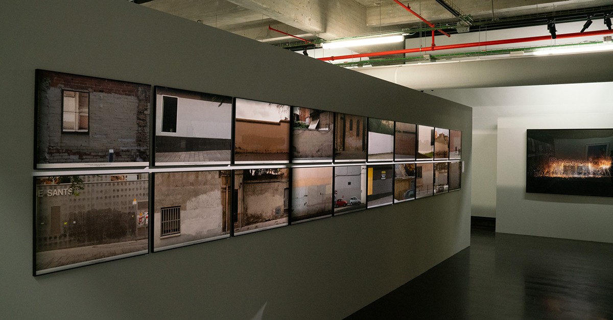 Parte das obras do idealista expostas