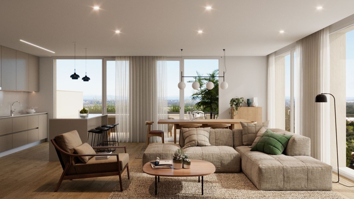 sala de estar de luxo