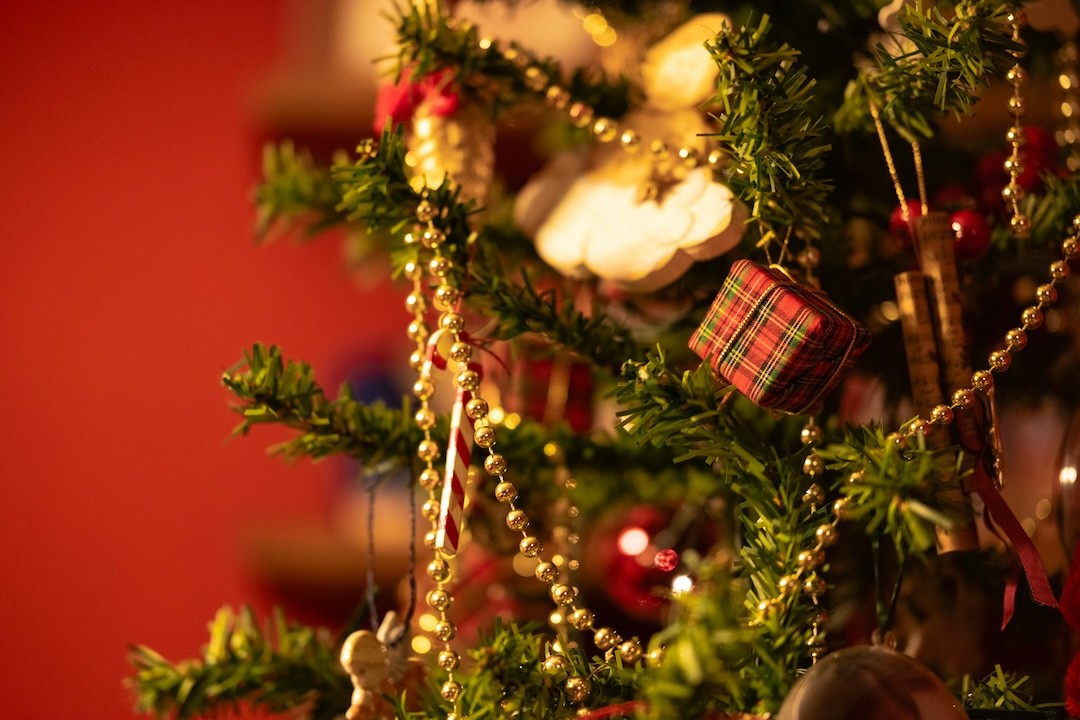 árvore de Natal tradicional