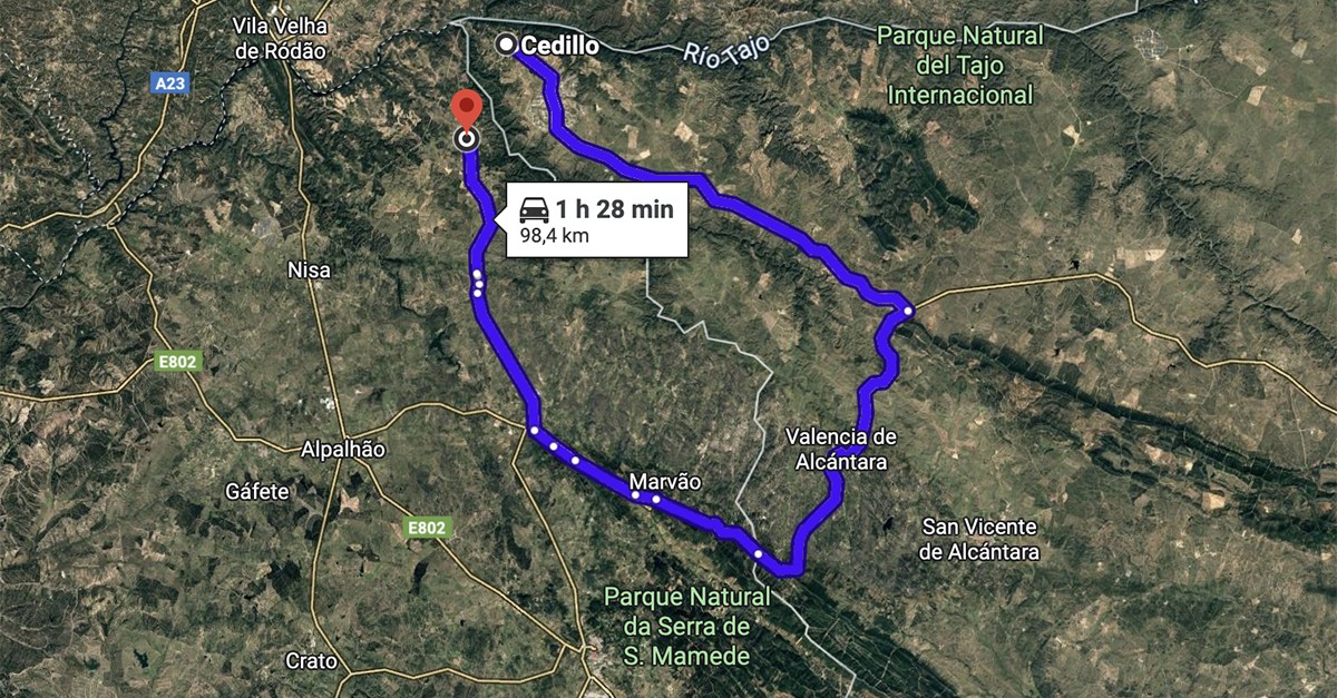 Ponte entre Portugal e Espanha