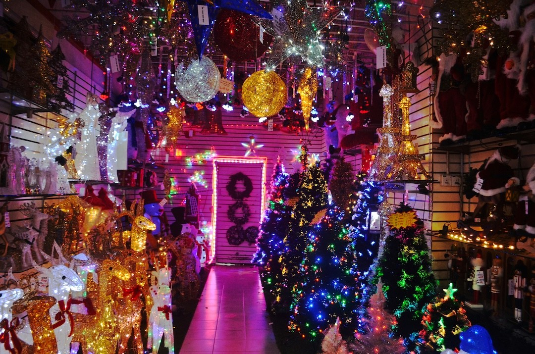 luzes de decoração de Natal