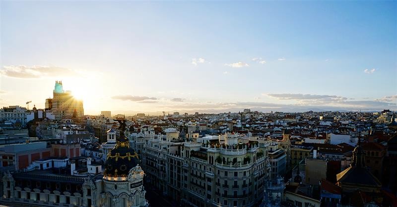 Vista panorâmica de Madrid