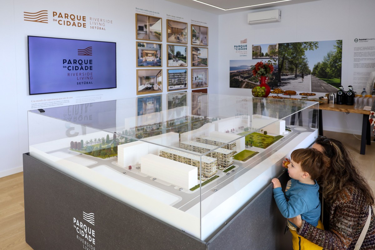 Parque verde em Setúbal