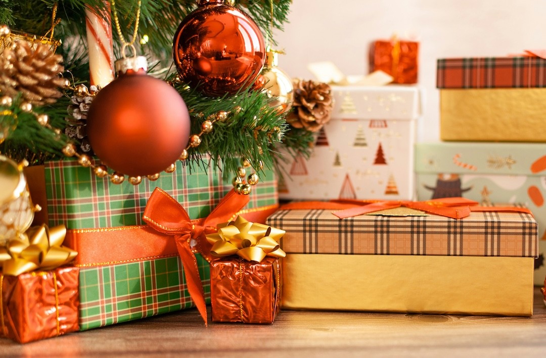 presentes debaixo da árvore de Natal