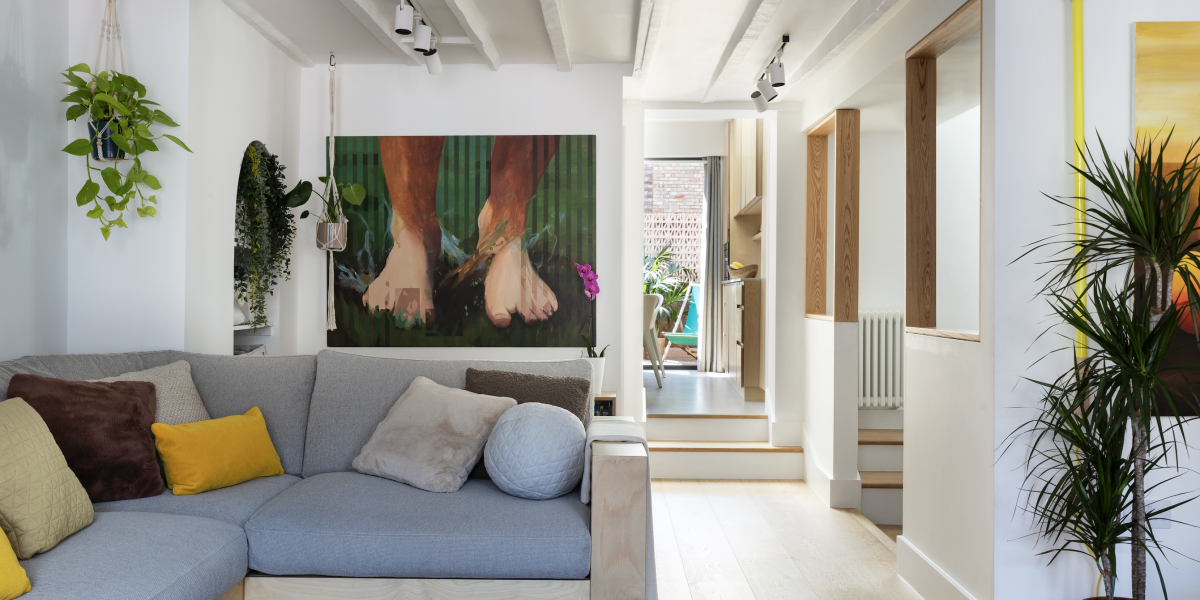 Sala em casa de Sara Leonor em Upper Street