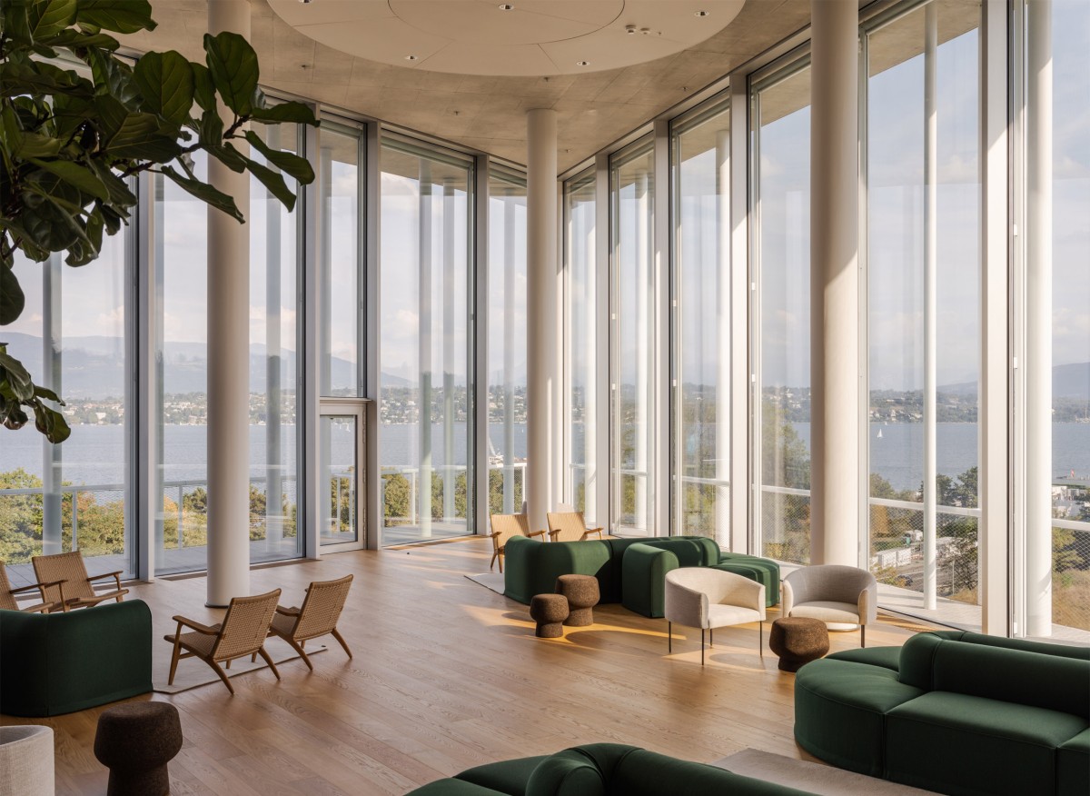 Vista para o Lago Lemán