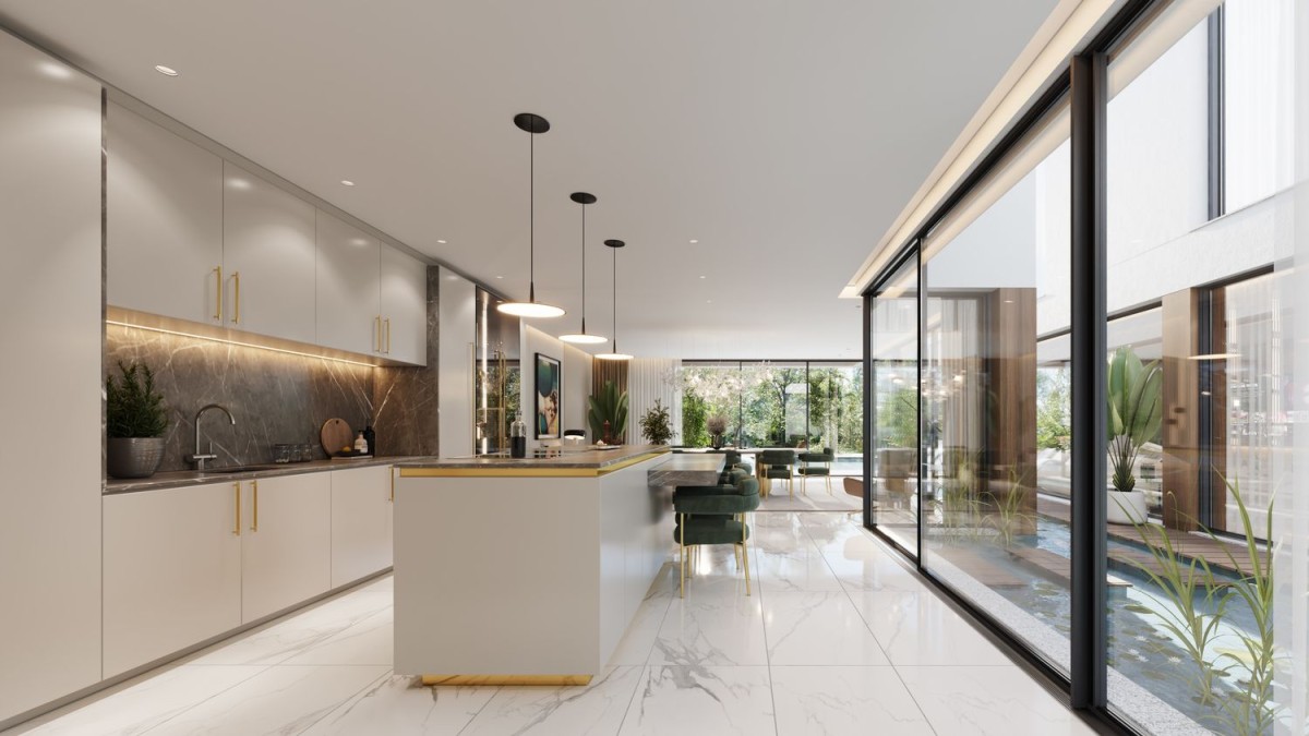 cozinha equipada moderna