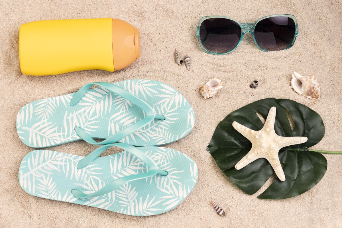 Acessórios de praia em promoção