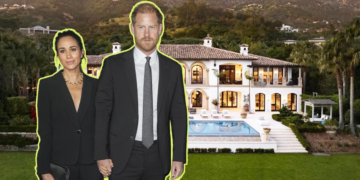 Mansão de Harry e Meghan no documentário