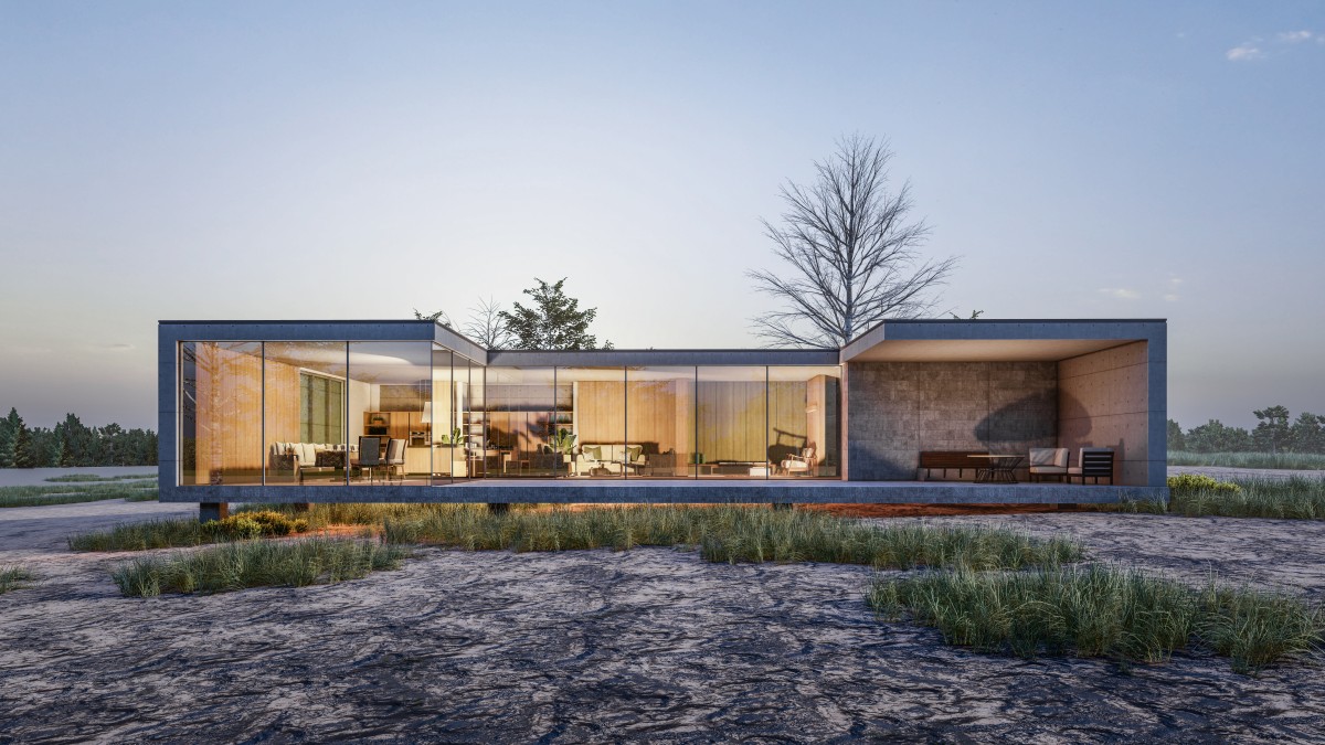 Construção modular de luxo