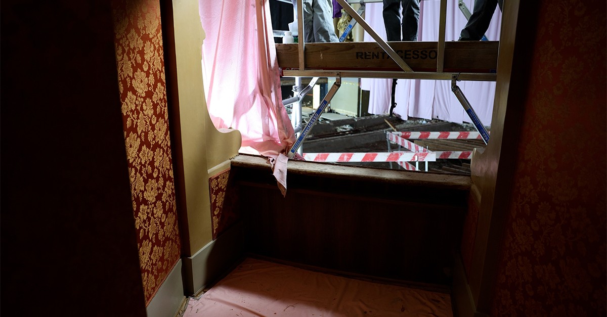 Visita às obras a decorrer no Teatro Nacional de São Carlos