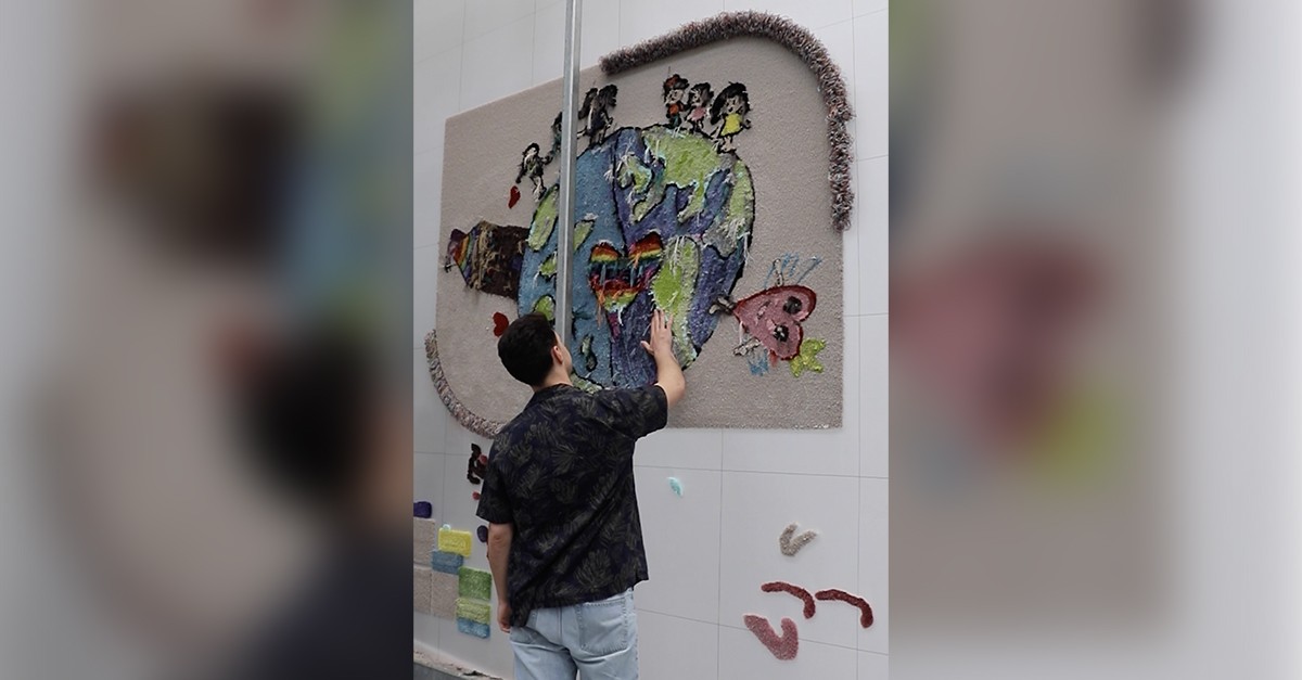 Tapetes na comunidade local