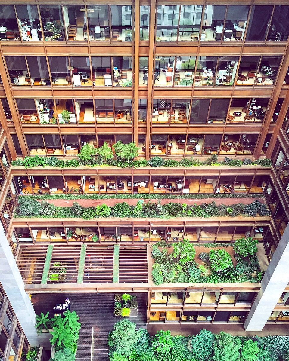 Vista interior Ford Foundation Building