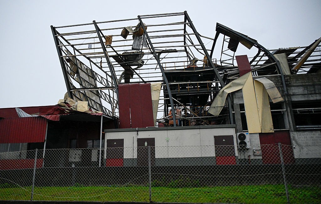 Empresas destruídas pela tempestade