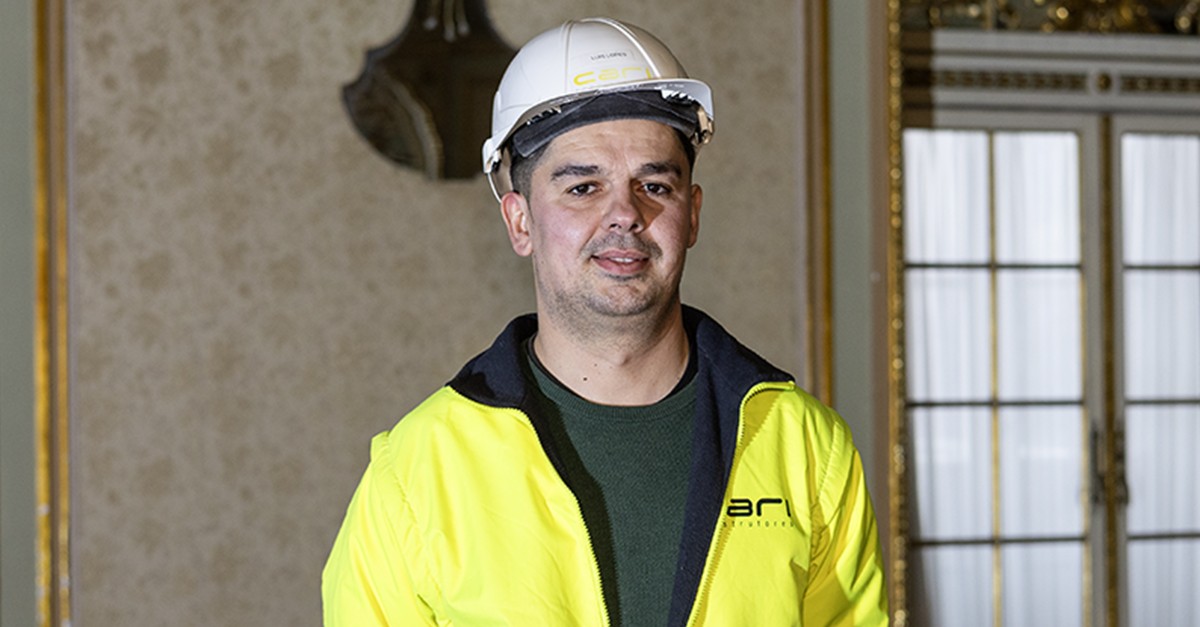 Obras no Teatro Nacional de São Carlos, no Chiado