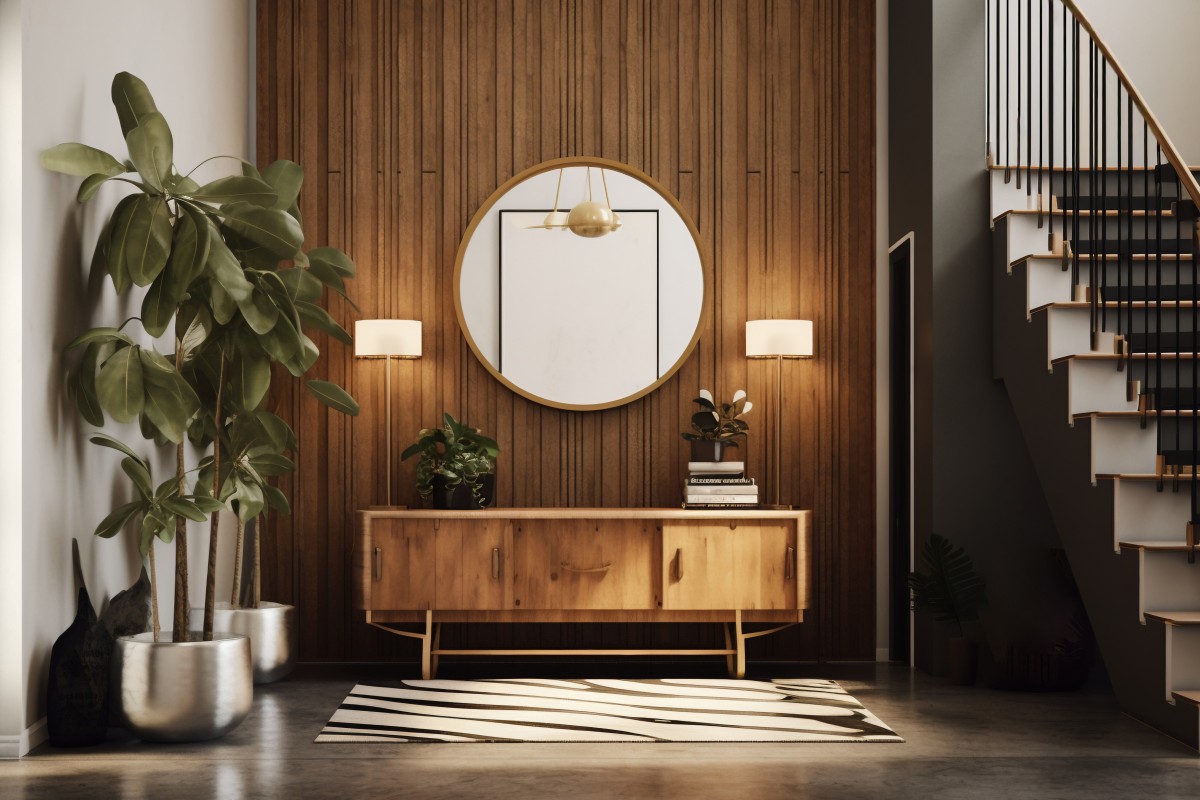decoração hall de entrada moderno