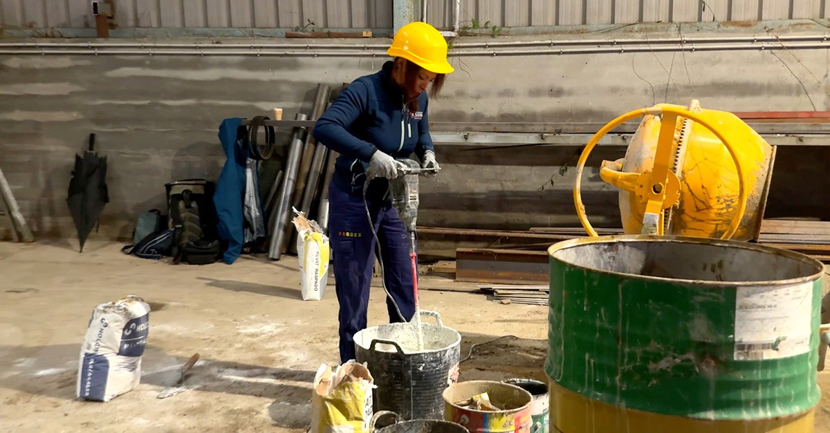 mulheres na construção