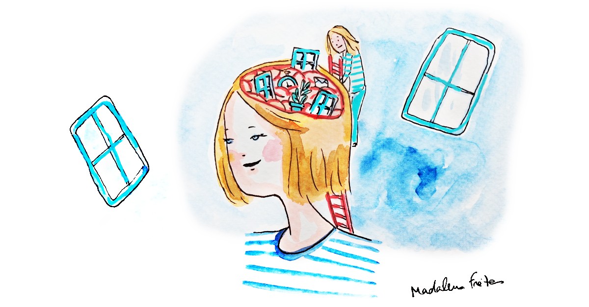 a casa e o cérebro da mulher