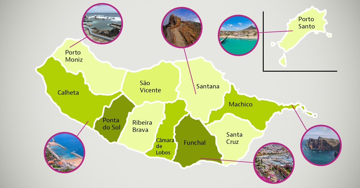 Harta turistică Madeira