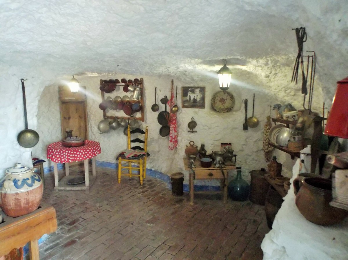 Gruta museu em Sacromonte