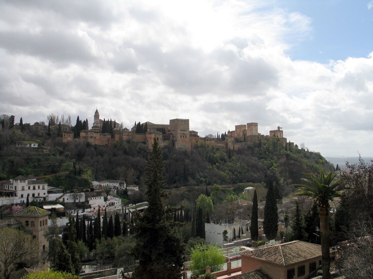 Vista de Alhambra até Sacromonte.